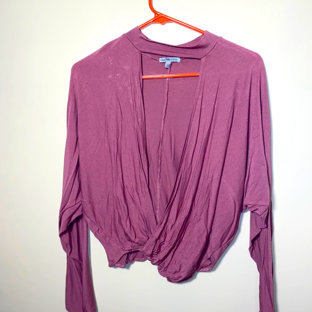 Charolette russe open front top size L